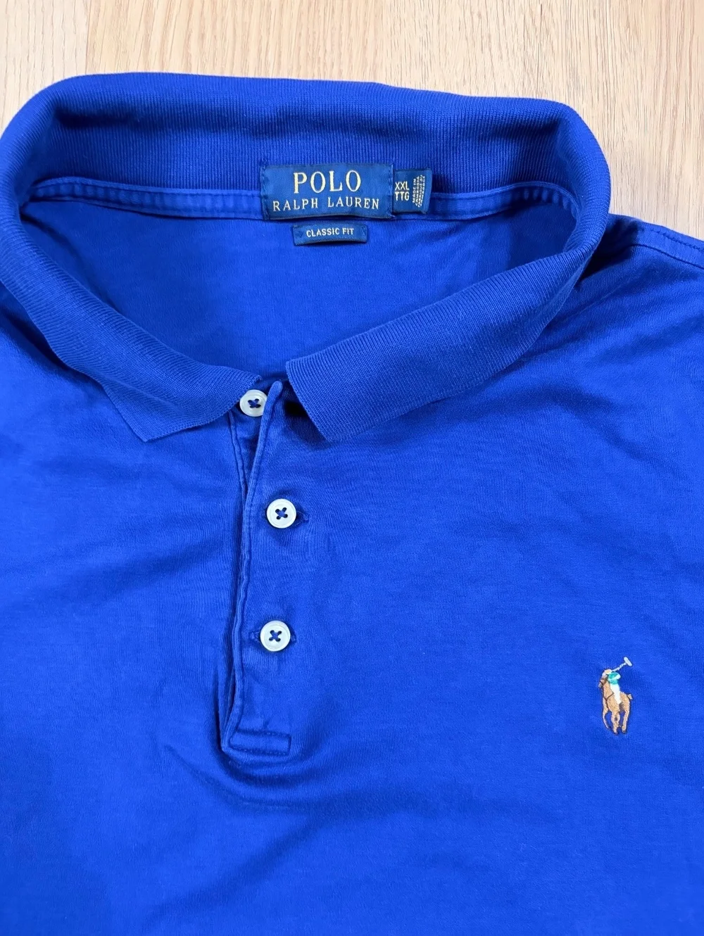 Polo Ralph Lauren Classic Fit Polo Shirt Blue XXL Short Sleeve